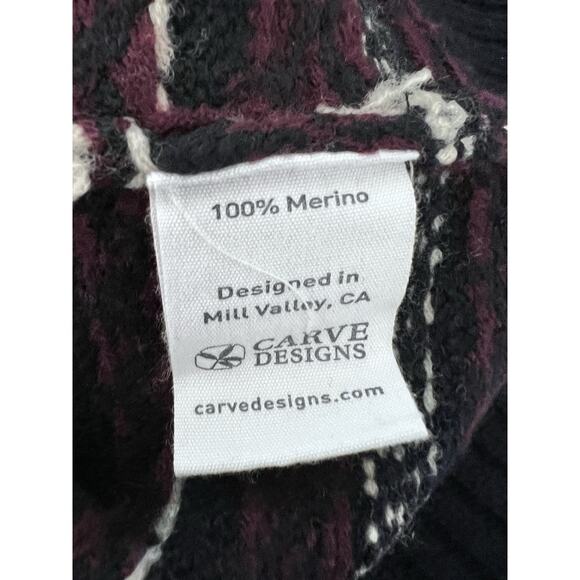 Carve Designs 100% Merino Wool Cardigan Sweater Sz XL Women's Button Front - Picture 10 of 10